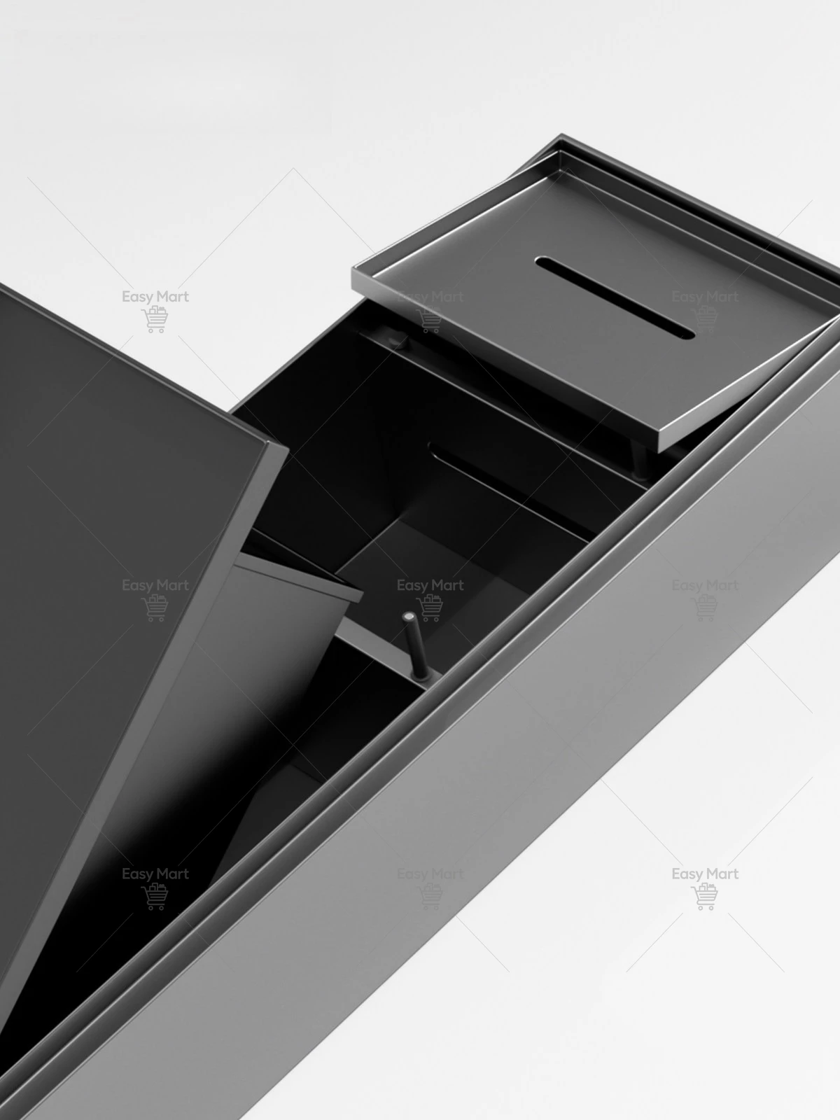 Toilet Concealed stainless steel trash can Recessed niche Tissue box Bathroom