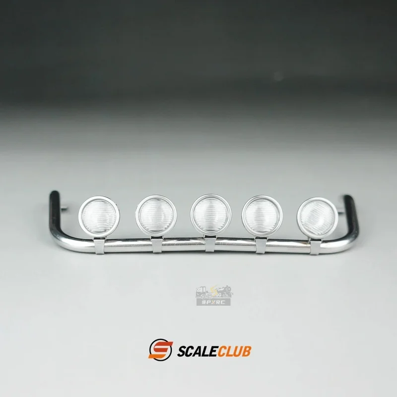 Scaleclub Model For Benz High Roof 3363 1851 Upgrade Metal Lamp Cup Dome Light Stand  For Tamiya  Scania 770S MAN Benz RC Parts