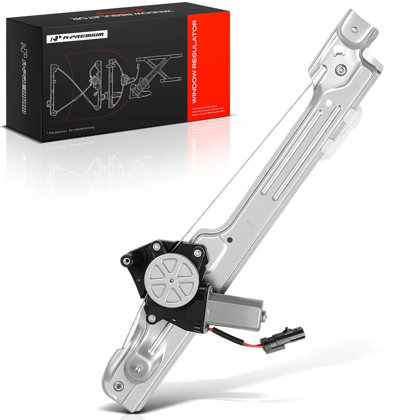 A-Premium Rear Driver Side Window Regulator & Motor Assembly for Cadillac XT5 2017-2025