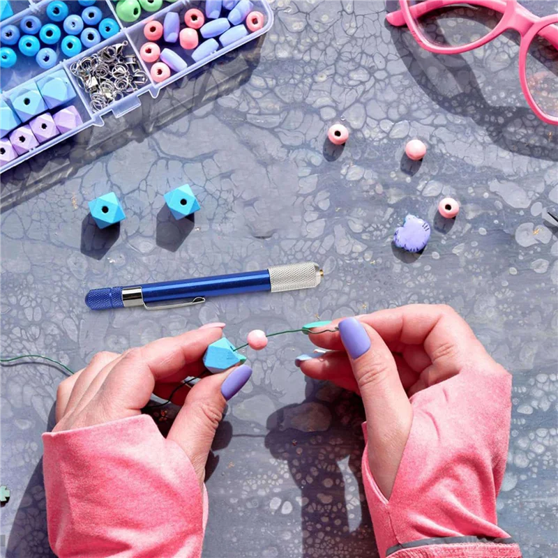 

ABBP-42PCS Carburetor Jet Drill Bits Pin Vise Set, For Jewelry Bead Making Crafts Orifice Drilling Wood DIY Carving