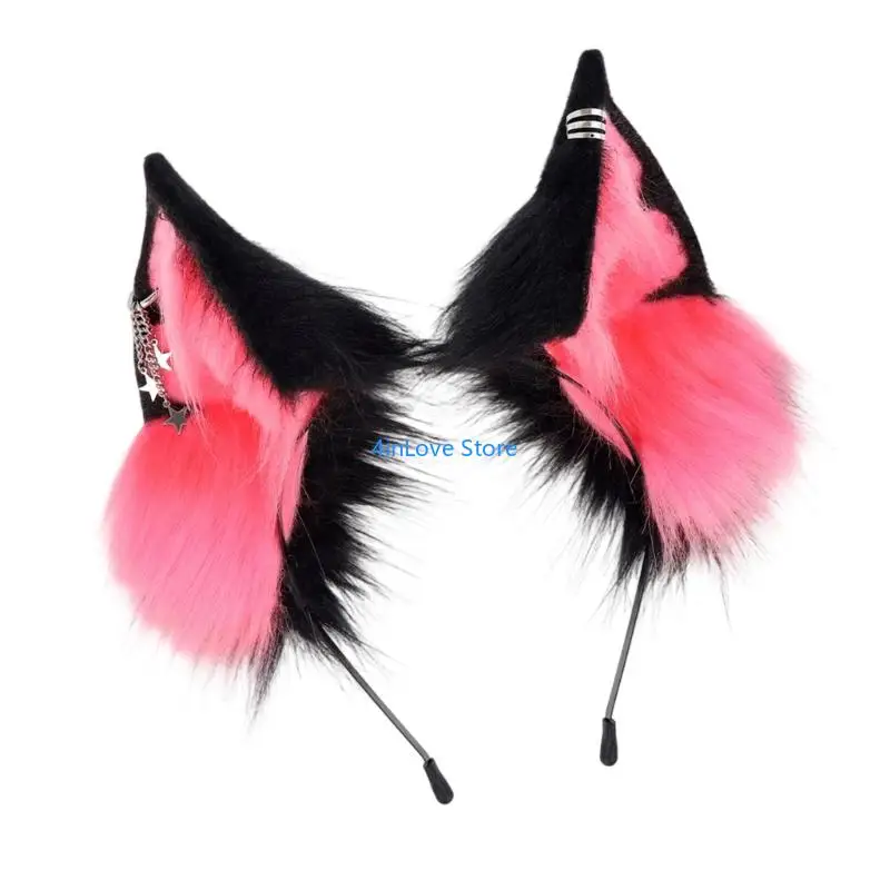 T4MD pluche kattenoren haaraccessoire verstelbaar voor dames meisjes dagelijks gebruik