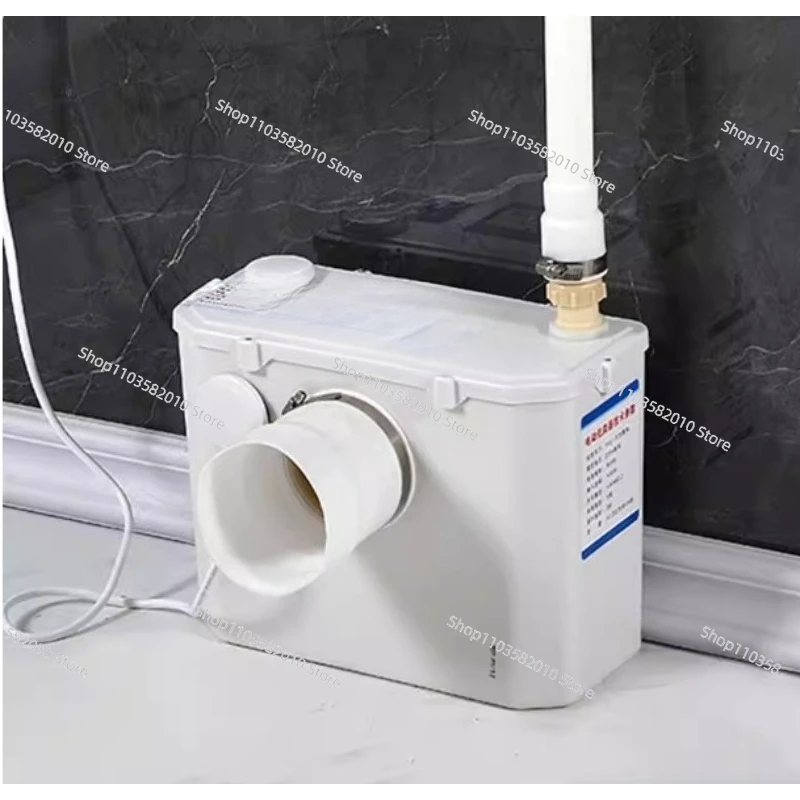 Automatic sewage lifter, toilet wall row, basement, kitchen, wash basin, toilet, electric pressurized crushing