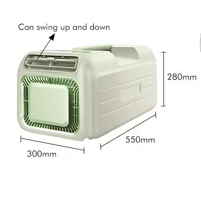 

1300W Mini Portable Air Conditioner - Powerful Cooling & Heating Mode Indoor/Outdoor Use Small New Model AC for Home And Office