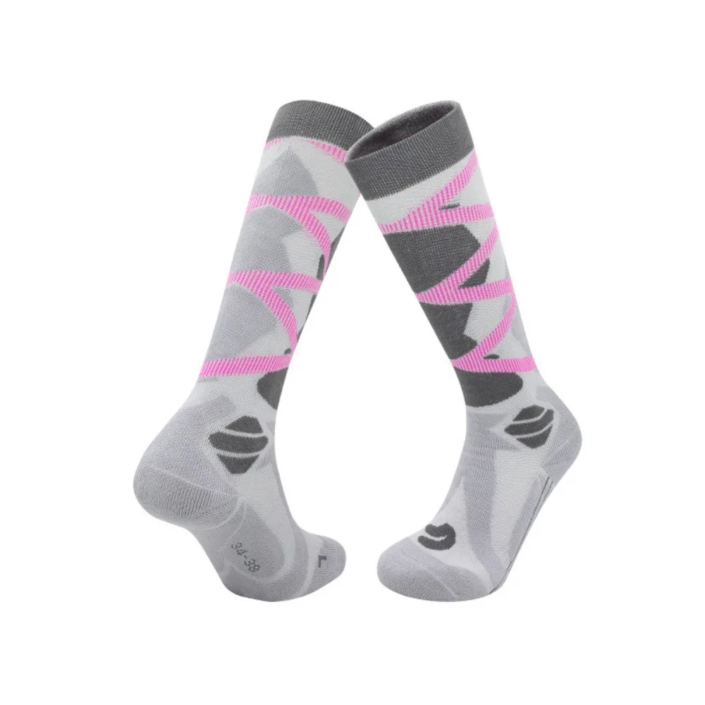 

Носки для катания на лыжах, впитывающие пот, влагоотводящие, дышащие, для сноубординга, противоскользящие, теплые, толстые, термоноски из шерсти