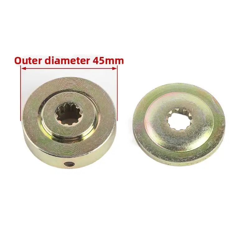 芝刈り機と草刈り機の作業ヘッド用、固定プレート/10歯アクセサリー（下部固定用）