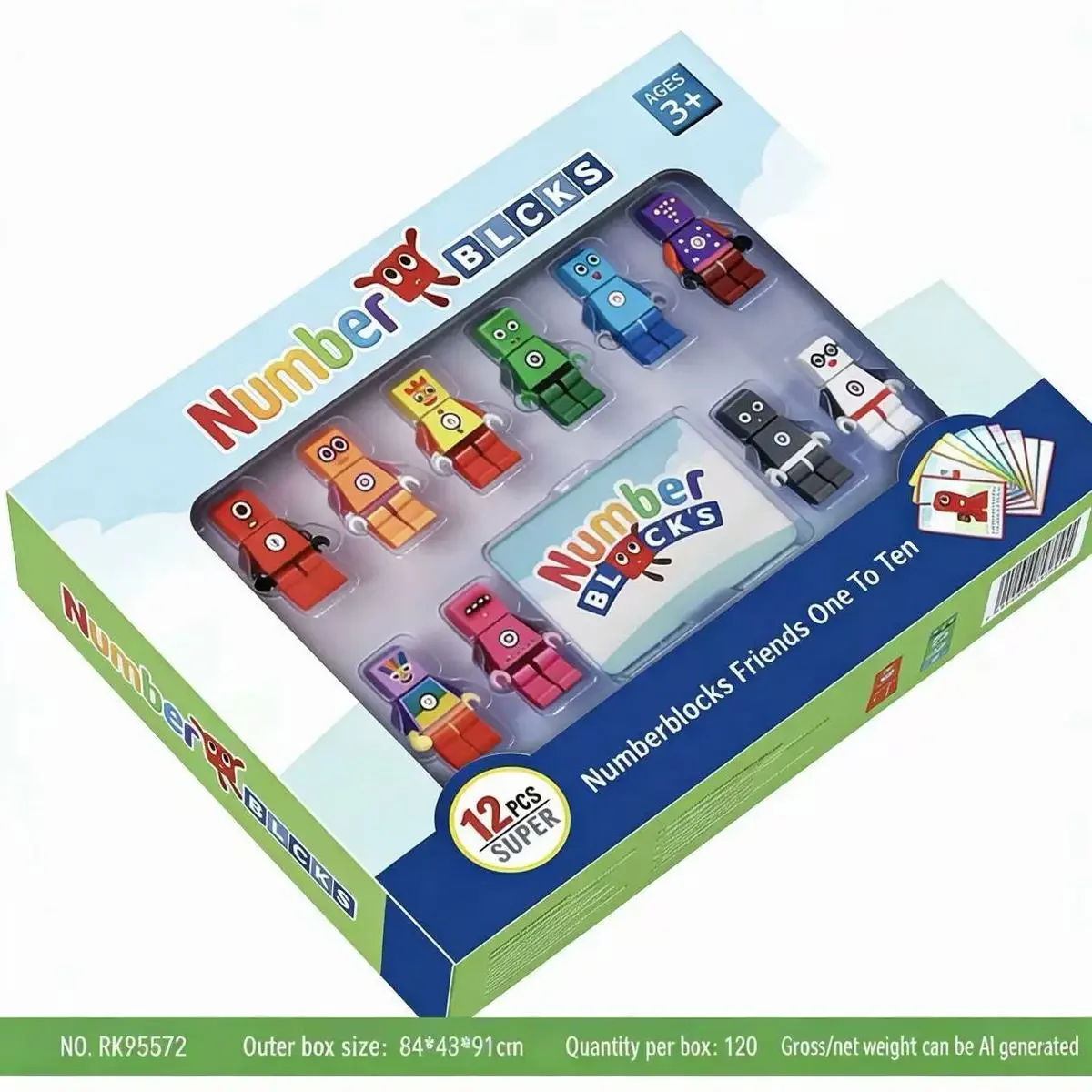 Brandneues Numberblocks-Bausatz-Spielzeug als Geschenk, zur Stärkung der Mathematikkenntnisse durch digitale Spiele – Detail 4