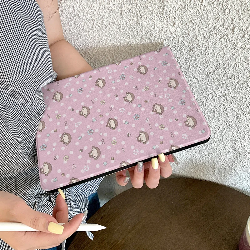 Monkey Polka Dots ins Cover For iPad 10th 11th Gen 7/8/9 10.2'' Start Case For Air 4 5 6 7 11 For Air 2 9.7 Pro 11 Mini 6 7