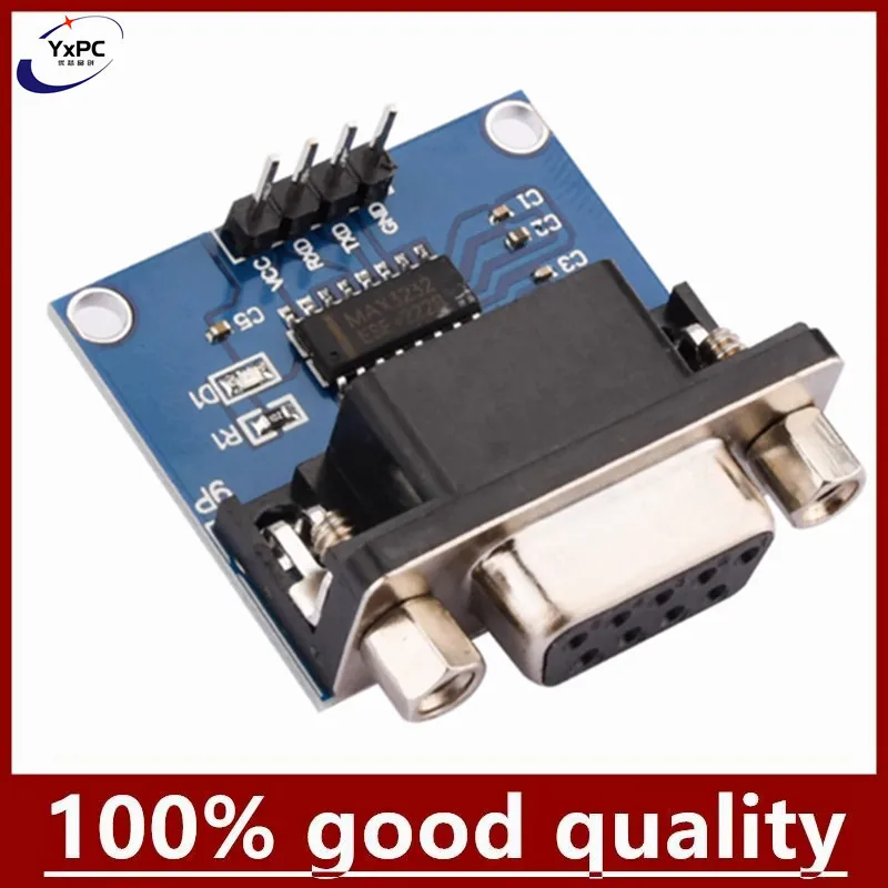 1pcs MAX3232 chips RS232 to TTL Serial Port Converter Module DB9 Connector MAX232