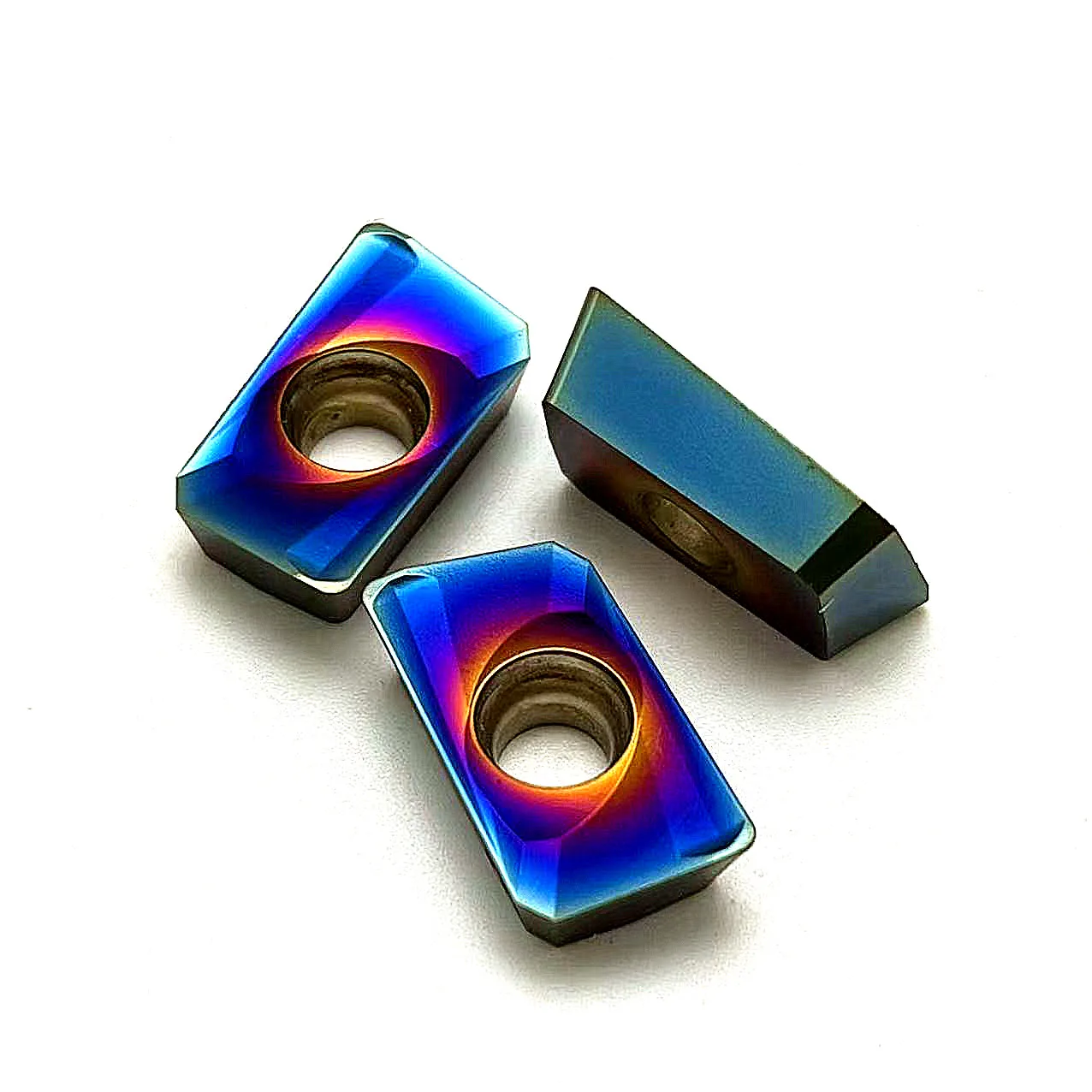 Nano-blue APMT1604 PDER M2 H2 pisau karbida, pemotong ujung penggilingan NC pisau penggilingan