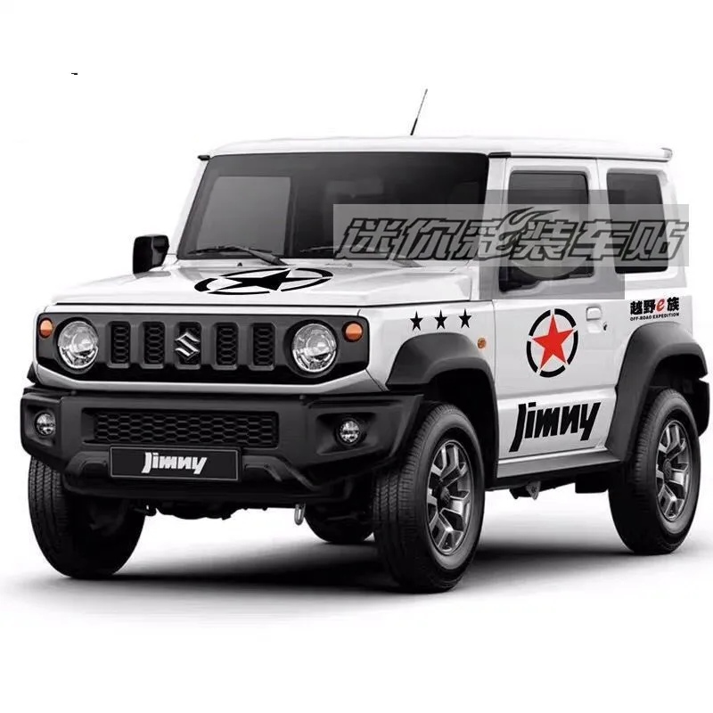 

Car Sticker Car Logo Decoration Rear Body Reflective Car Sticker For 2007-2021 Suzuki Jimny JB23 JB43 JB64 JB74w Car Accessories