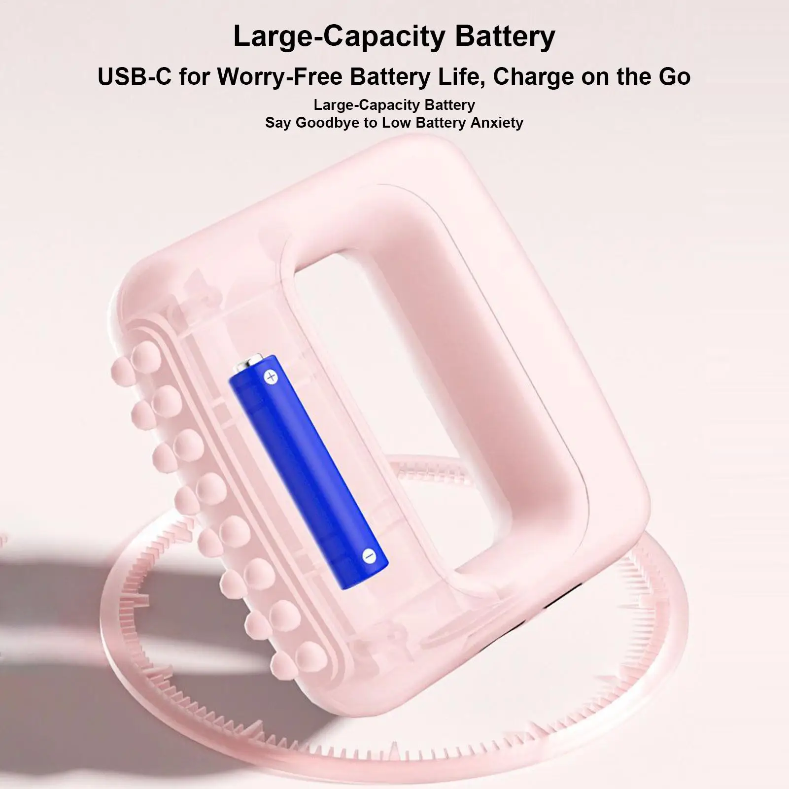 Fascia Massage Ring 5-Speed Fascia Massager Silicone Ring Cordless Massage Tools For Fat Burning Legs Neck Abdomen Shoulders