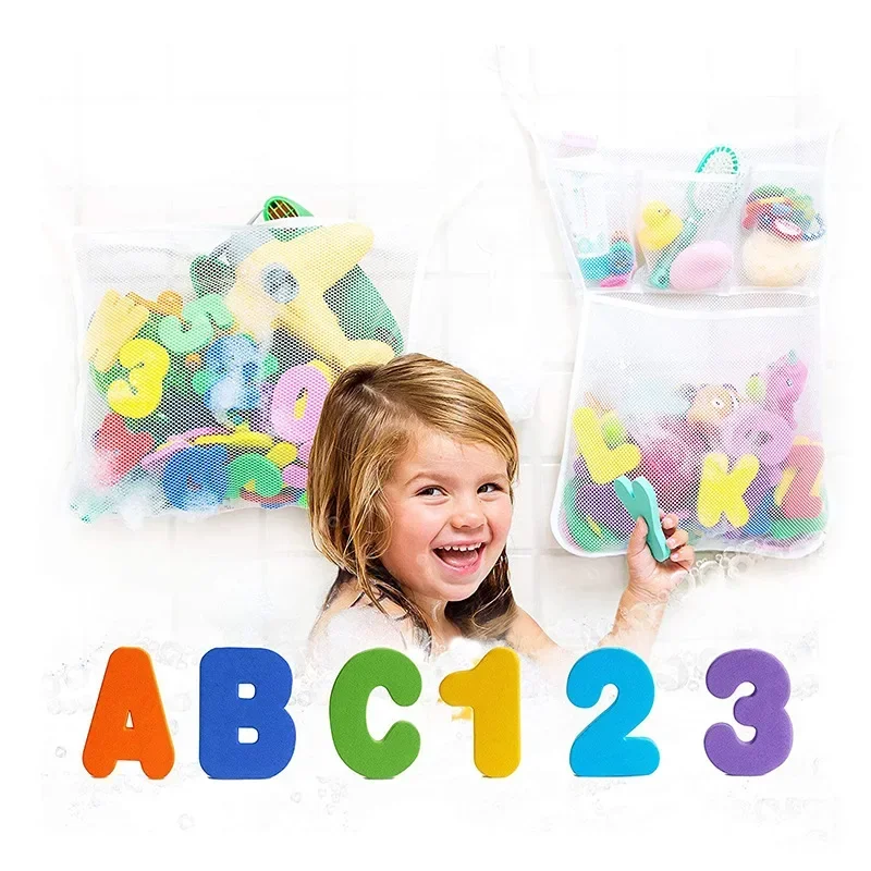 36pcs Animal Letter Bath Toys for Kids Educational EVA Foam Alphanumeric Puzzle Water Suction Cups Fun Bathtime Play