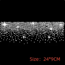 6 pz/lotto CHampagne dress pant decor hot fix trasferimento del rhinestone motivi ferro sul applique patch ferro strass per