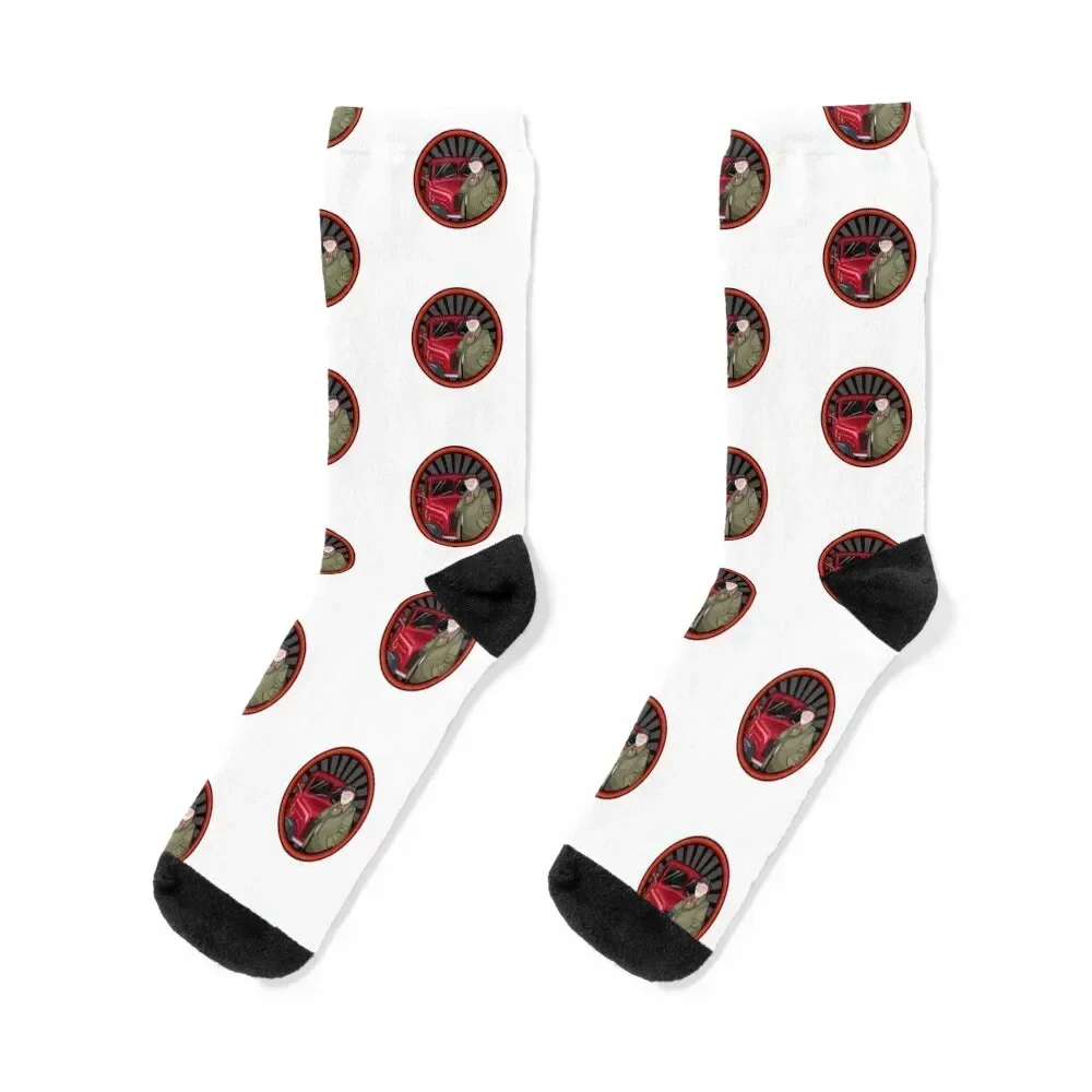 

Claude Jeremiah Greengrass Heartbeat Socks funny sock golf Socks Female Men's