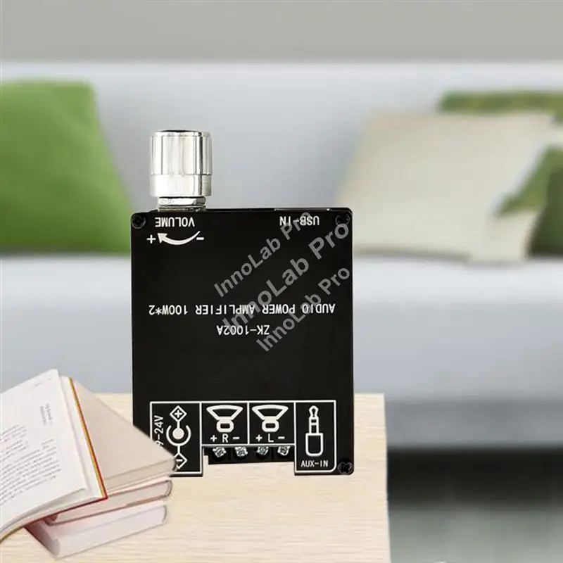 ZK-1002A 5.1 Bluetooth Power Amplifier Board With Short Circuit Protection For Sound Box-A12I