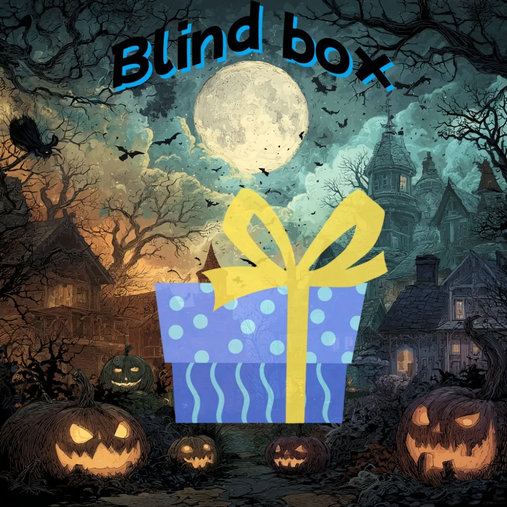 

Новый горячий подарок на Хэллоуин, слепая коробка, милый мультяшный аниме-брелок, очаровательный брелок, украшения, коробка-сюрприз, детский подарок, рождественское украшение