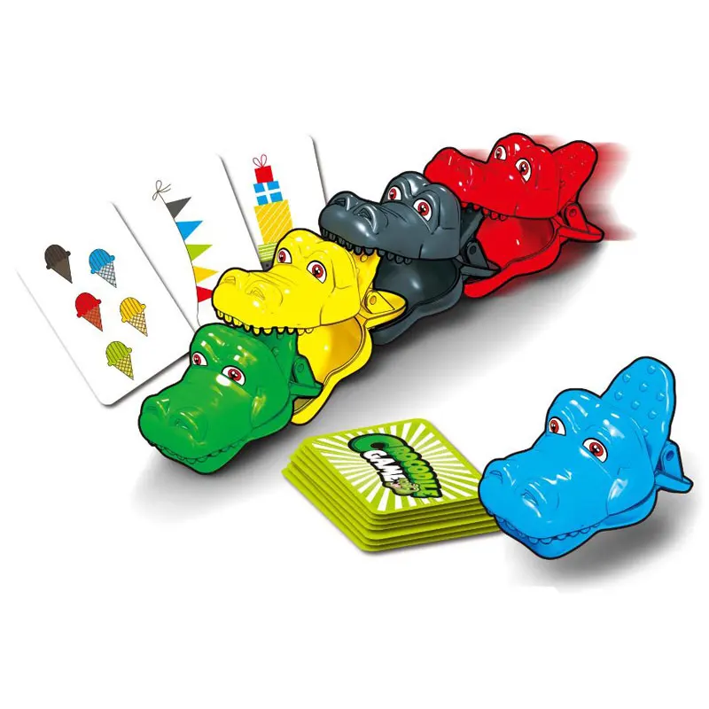 Interesting Educational Learning Color Matching Crocodile Children's Board Games For 3+ Kids