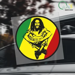 for Bob Marley One Love Rasta Car Stickers Waterproof Sunscreen Car Accessoires Graffiti Decals RV Decor