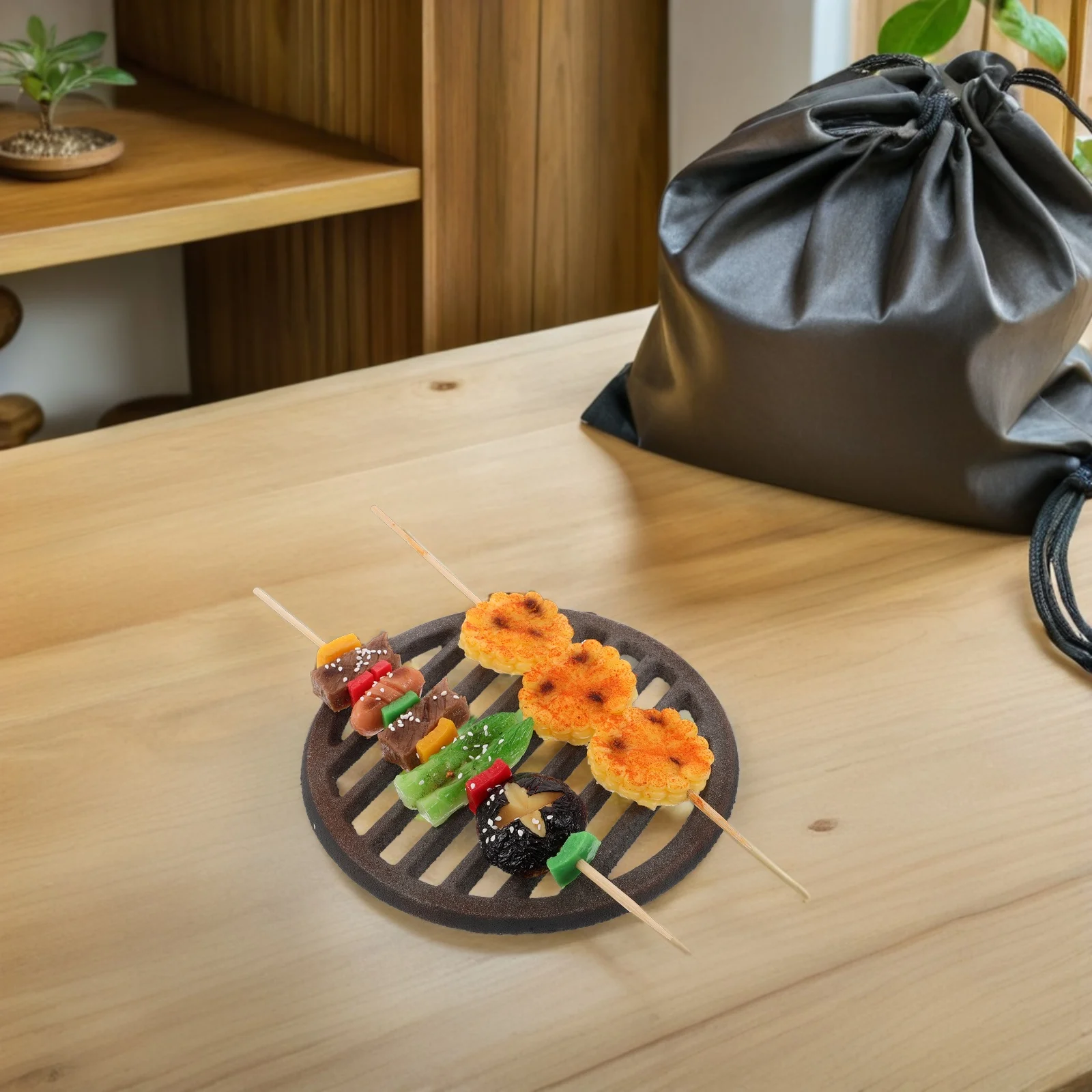 Чугунная решетка для гриля, 20 см, прочная