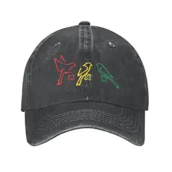 Gorra de béisbol Ajax Bob Marley para hombre y mujer, gorro ajustable de algodón con diseño de pájaros pequeños, Unisex