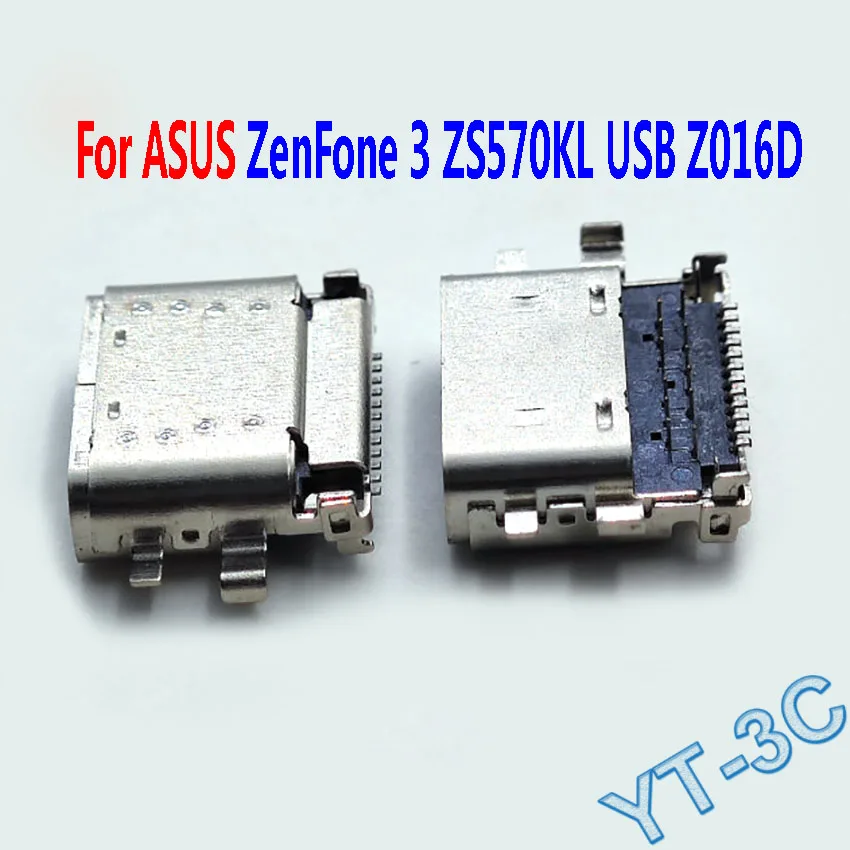 2PCS For ASUS ZenFone 3 ZS570KL USBZ016D Laptop Connector Socket DC Jack USB 3.1 Type-C USB3.1 Charging Port  Data Interface