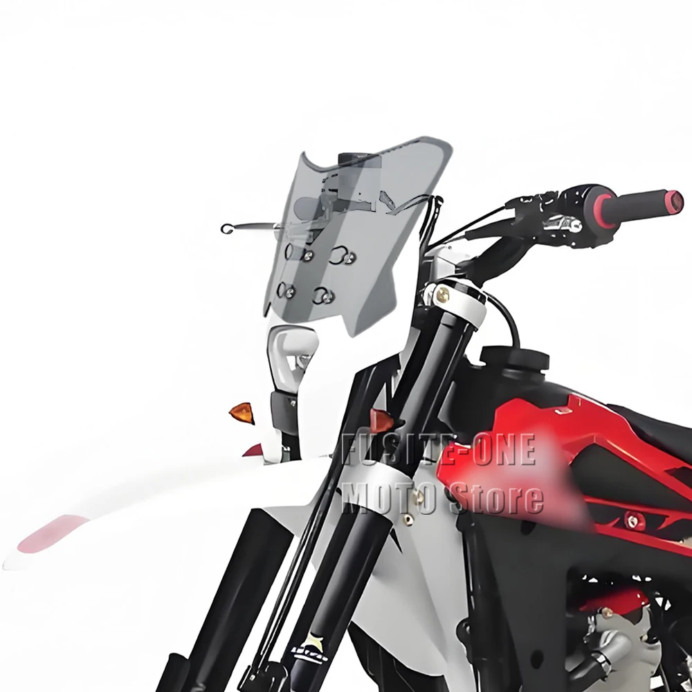 

For Huswana sm 450r 2004 -2010 sm 510ie 2009 motorcycle adventure windshield extension style Windscreen Wind Deflector Screen