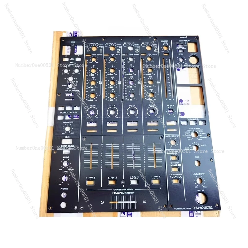 

Professional DJ Mixer with Metal Faders Full Panel Assembly 3-Channel Controller for DJ Equipment Music Production
