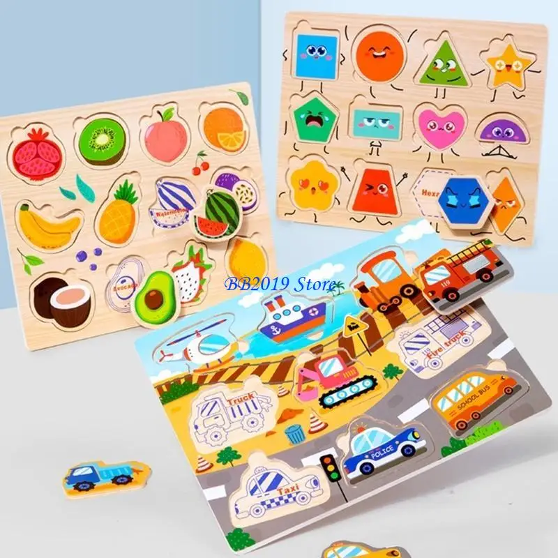 Q0KB Portable Puzzle Toy Building Blocks Toy for Kids Early Educational