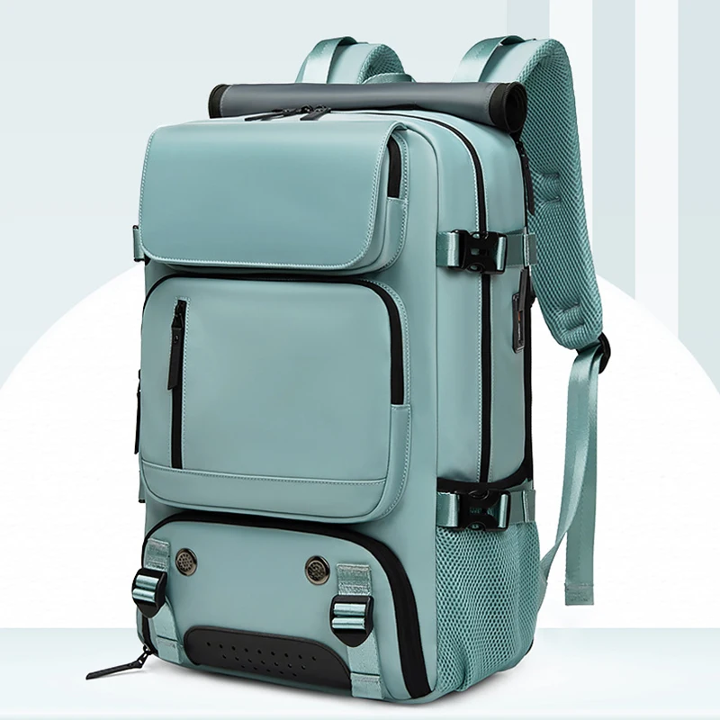 

Дорожный рюкзак 16-дюймовый деловой водонепроницаемый рюкзак для ноутбука с сумкой для обуви, скрытый USB-порт для зарядки, походный рюкзак для кемпинга