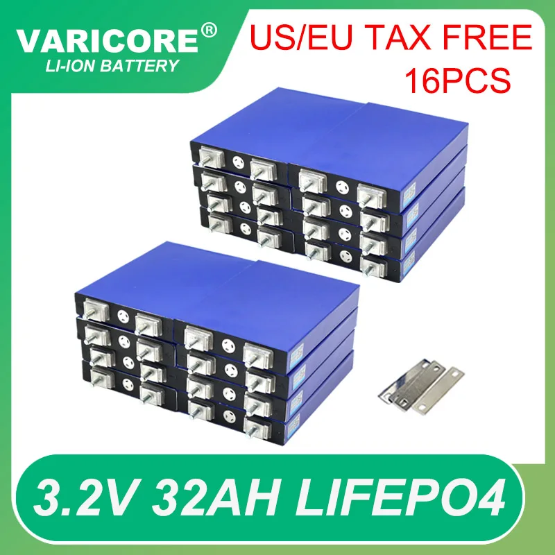 16x LiitoKala 3.2V LiFePO4 Battery 320AH 280ah 150ah 105ah for 12v 24V 36v Inverter RV Solar Energy Storage batteries Grade A
