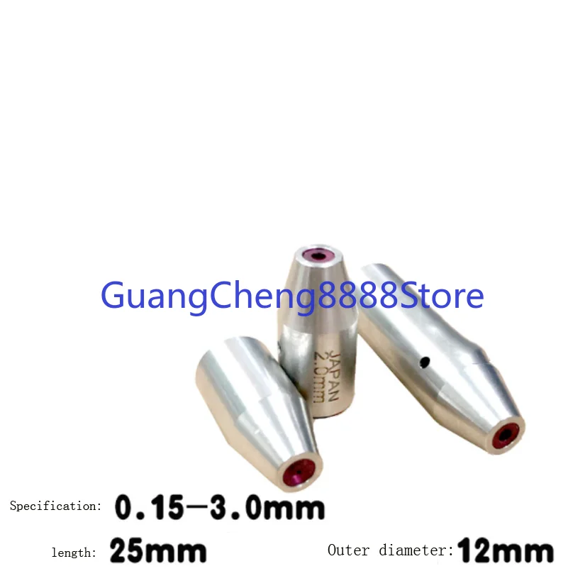 

Drilling Ceramic Electrode Ruby Pipe Guide OD12*25/42mm Diameter 0.20 to 3.0mm for WEDM Jinma Drilling Machine 1PC