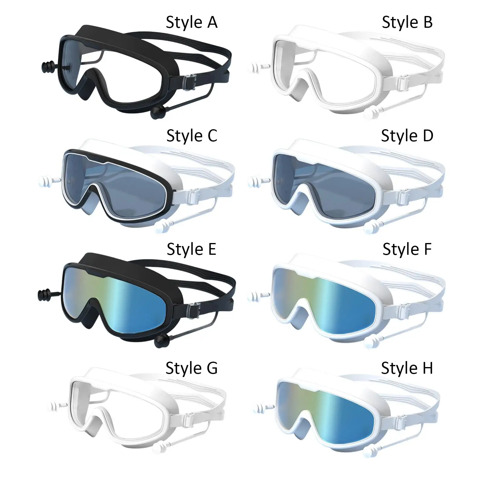 

Очки для плавания с затычками для ушей, очки для плавания, очки для плавания, для бассейна