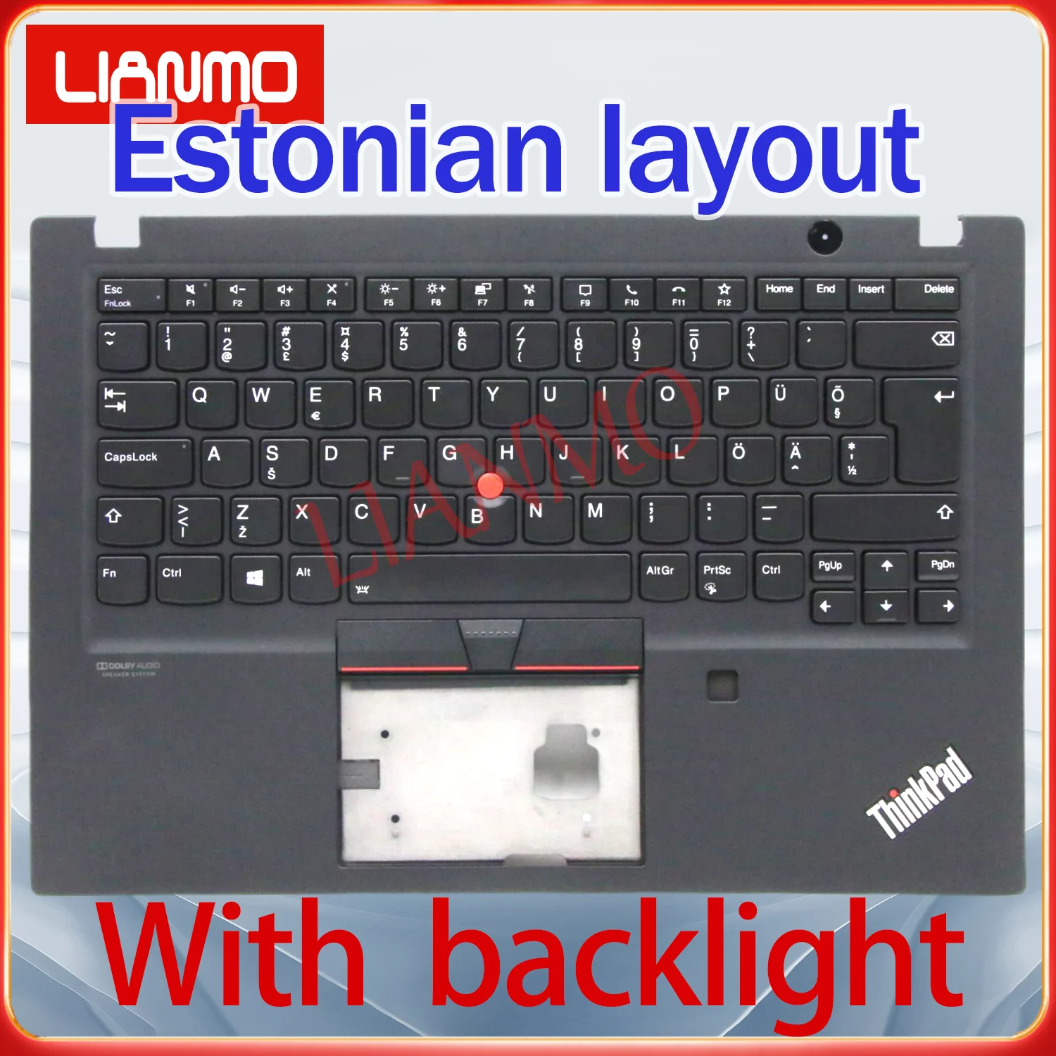 Dansk/Estonian/Switzerland/ for Lenovo ThinkPad T14s Gen1/P1 Gen3/X1 Extreme 3rd Gen/X1 Extreme Gen3 C-shell Backlit Keyboard