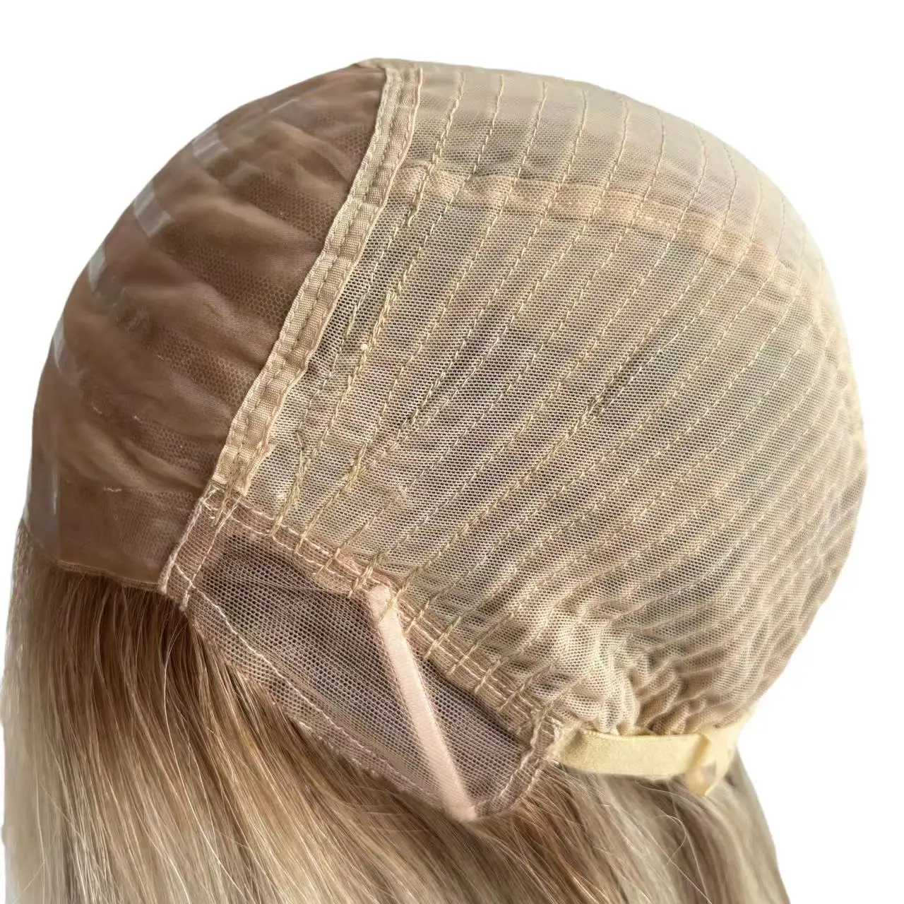 

Silicone Gripper Wig Blonde Brown Color Virgin European Remy Human Hair Silk Top Medical Wigs Ready To Ship Right Left Options