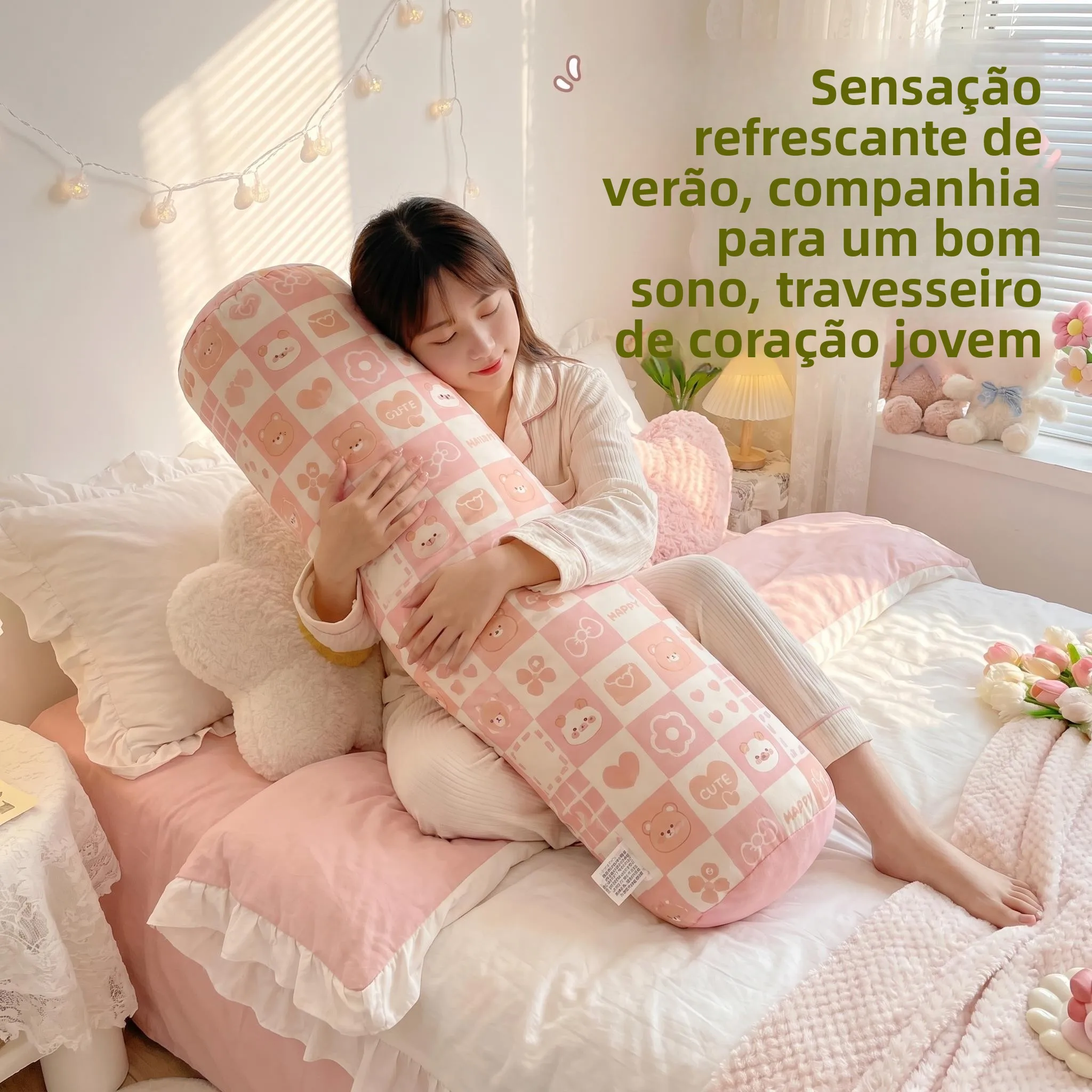 women's-sleeping-pillow-cool-sensation-summer-long-cylindrical-leg-clasping-side-sleep-washable-crystal-velvet-material