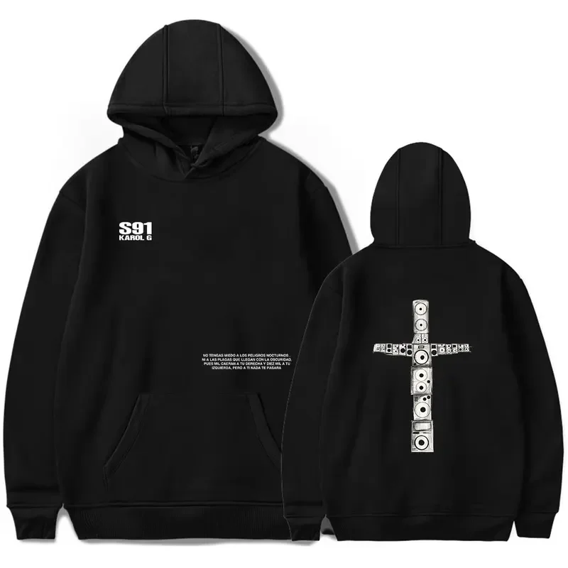 2024 Karol G S91 Hoodie Mañana Será Bonito (Bichota Season) Album Merch Karol G Sweatshirts Men Women Casual Streetwear Clothes