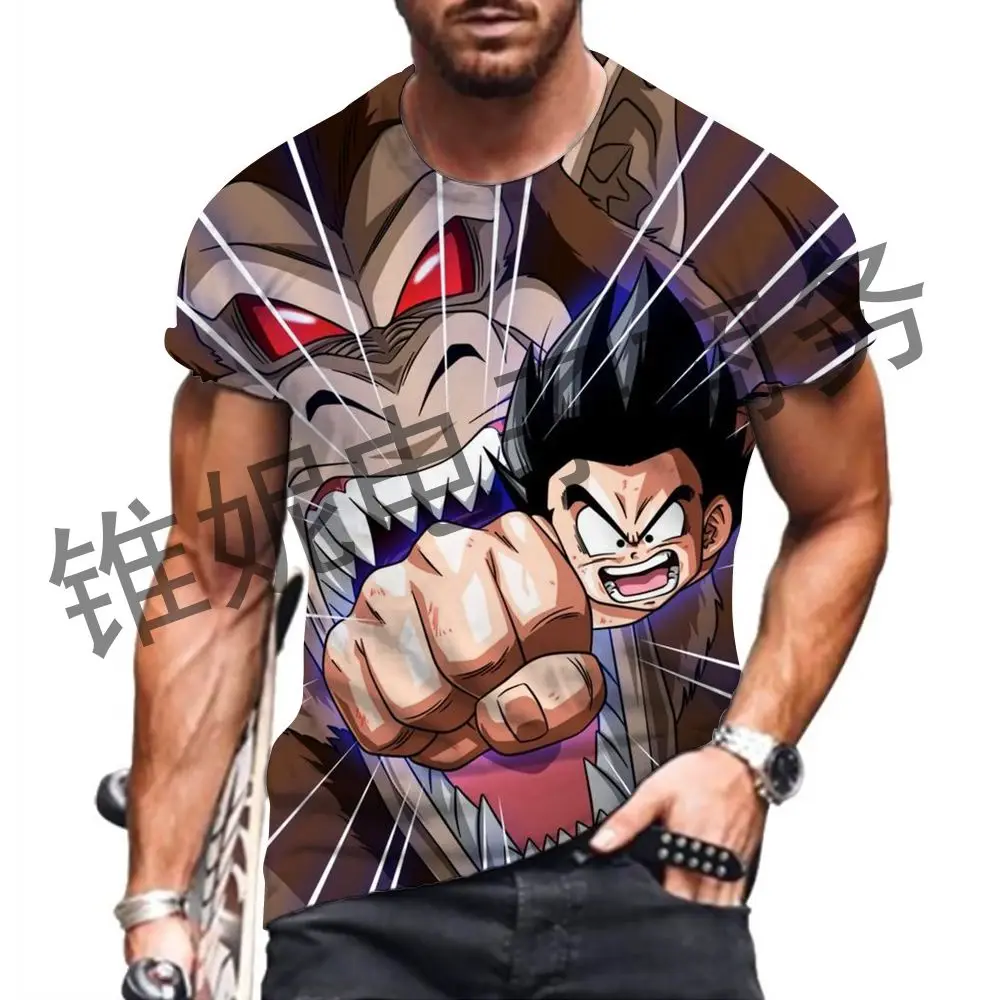 

Dragon Ball Z Goku Majin Buu Men's T Shirt 2024 Vegeta Tops Trend Tshirt Y2k Clothes Summer O Neck New Fashion Anime High Street