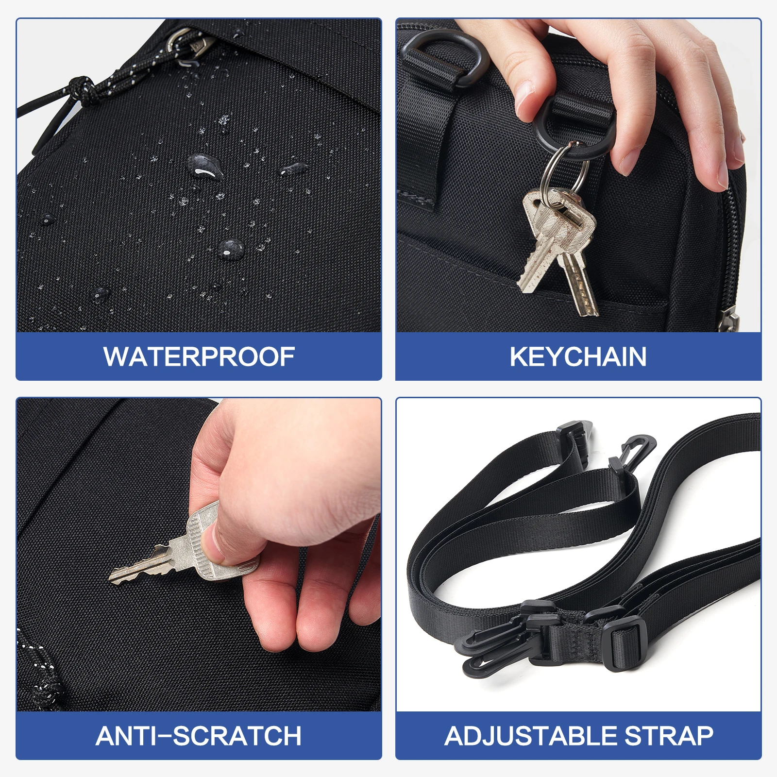 OIWAS Shoulder Bag Crossbody Bags Waist Bag Phone Bag Husband Wallet For Male Messenger Bag Mini Men\'s Purse Man Handbag