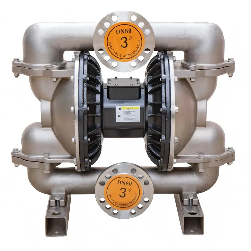 Custom Industrial Aluminum PP Air Operated Diaphragm Pump Acid Resistant OEM Industrial Fluid Pump