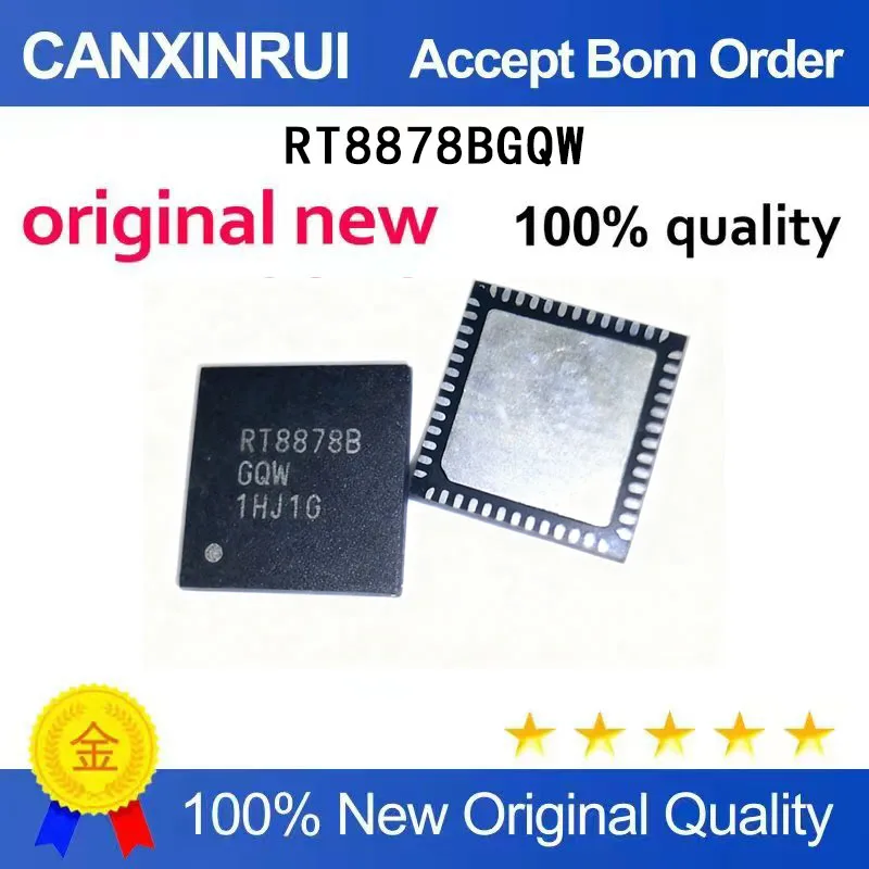 

(5 Pieces) Brand new original RT8878AZQW RT8878A RT8878BGQW RT8878B QFN