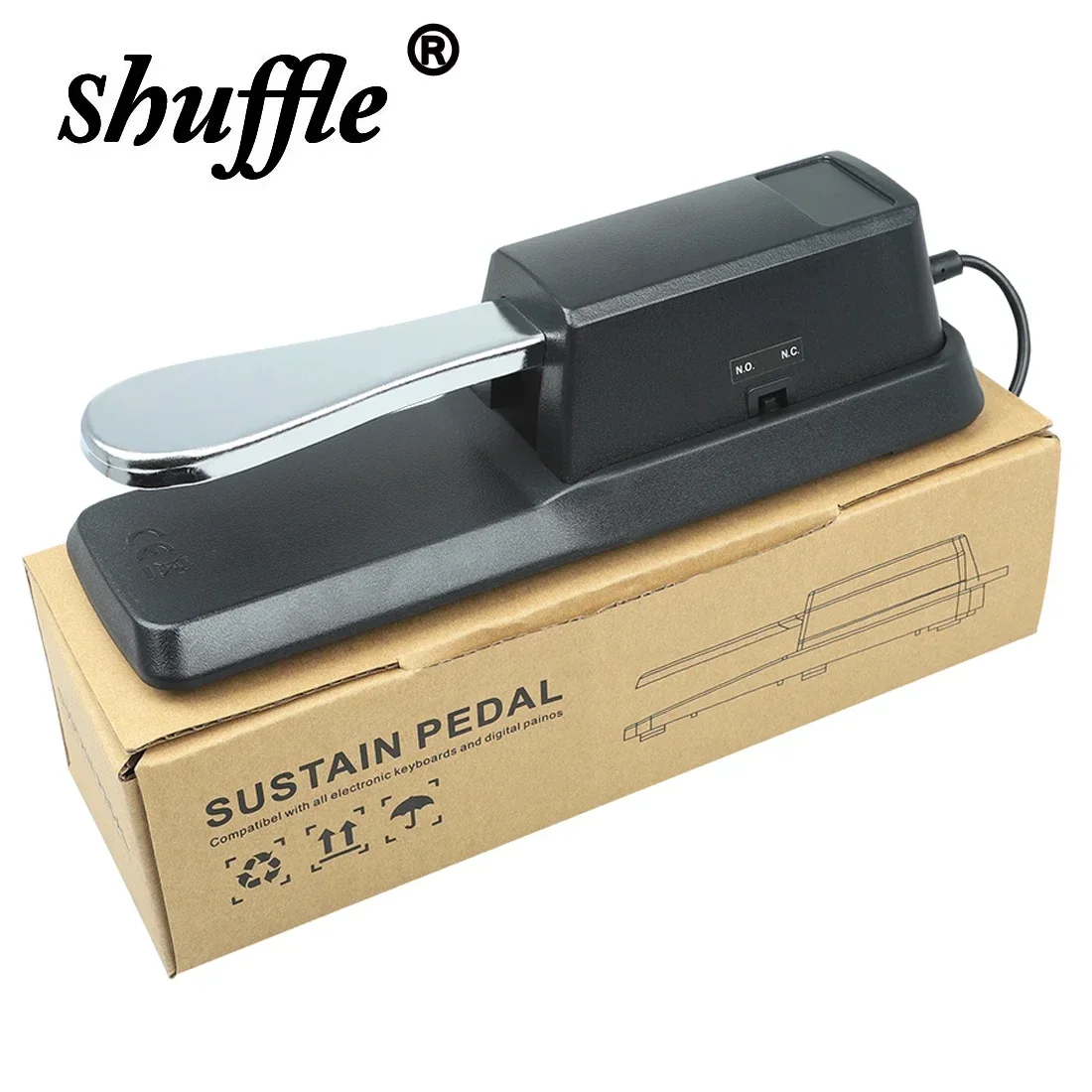 heel drum pedal Stacker Gun:Glock 48 Velo de Ville | Warenpost DE