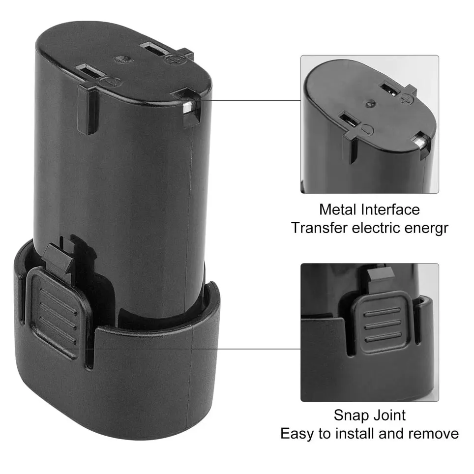 Electric tool battery for Makita 7.2V 3000mah BL7010 BL0715 DF010 DF012 DF022 7.2-4 194355-2 194356-3