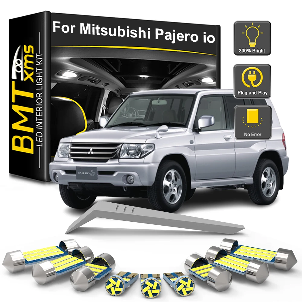 

BMTxms 5/11Pcs For Mitsubishi Pajero Shogun Montero io Pinin TR4 1999-2004 2005 2006 2007 Car LED Interior Lights Bulb Kit Lamp