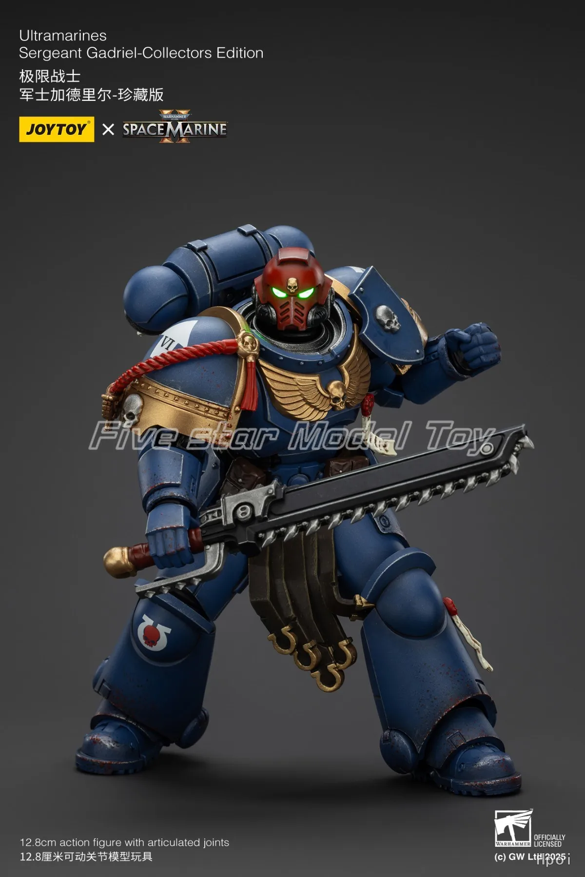 

【FS 】 JOYTOYS Warhammer 40K Ultramarines Lieutenant Titus-Collectors Edition 3 шт. 1/18 Фигурки Аниме Модель игрушки Gi