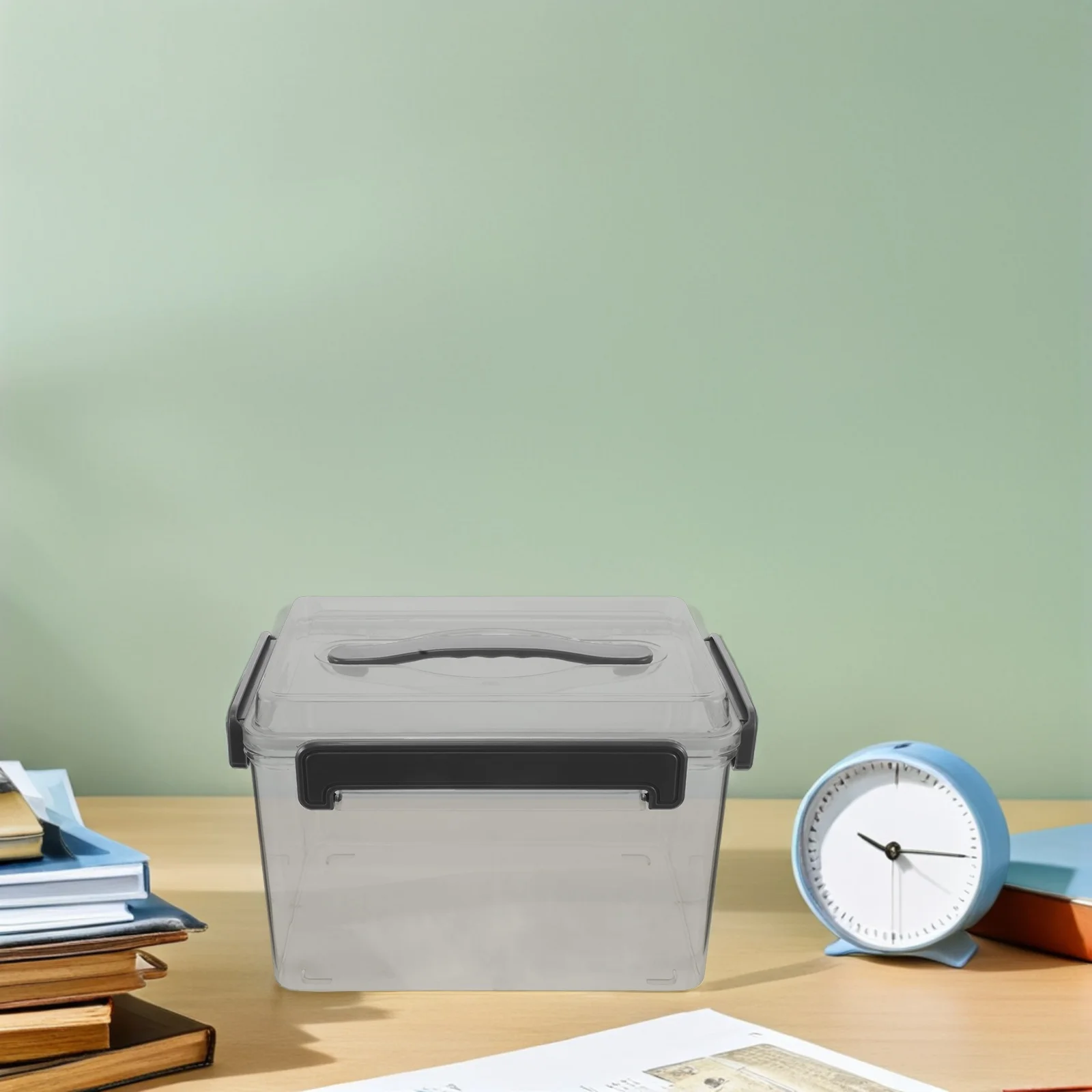 صندوق تخزين عدسة الكاميرا منظم أكريليك شفاف لمعدات الكاميرا الرقمية حافظة واقية مضادة للصدمات للسفر في الهواء الطلق