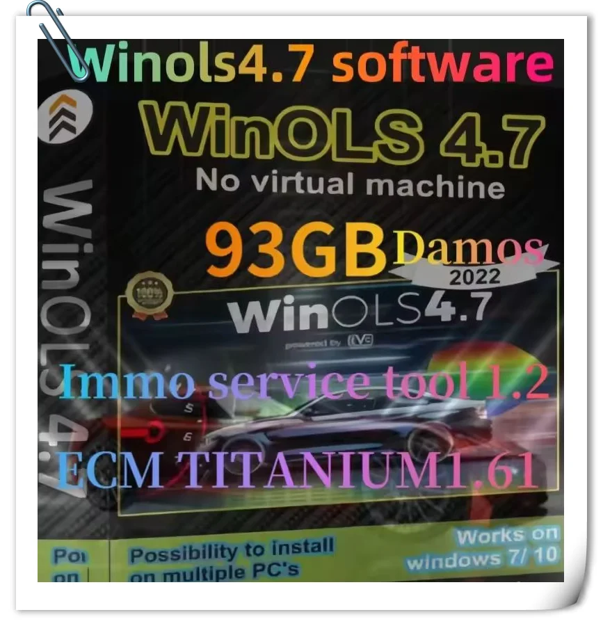 

Лучшее программное обеспечение для ремонта автомобилей Программное обеспечение Winols 4.7 + 93 ГБ Damos + ECM TITANIUM 26100 + Сервисный инструмент Immo V1.2 + Встановіть видеоруководство