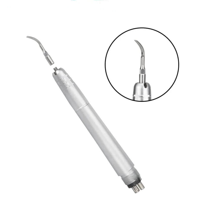 

1 Piece 4/2 Hole Dental Pneumatic Scaler Ultrasonic Scaler To Remove Tooth Stains And Calculus Oral Cleaning Tool