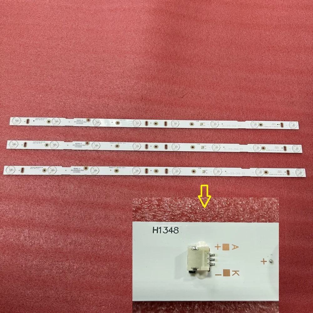 

Полная светодиодная лента подсветки 8LED для 32S30HA105B Sharp LC-32LD145V Vestel 32W2353RB 32E2533DG 32E2553DG U320DH01 TV V32B5000EH