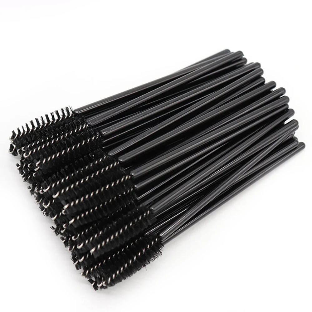 Manoplas de maquillaje para pestañas, perfectas para extensión de pestañas, cepillos de rímel desechables higiénicos para extensión de pestañas