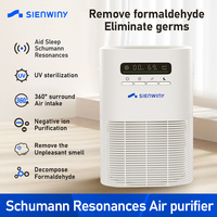 Shumanbo air purifier intelligent silent negative ion sterilization household five fold filtration (including filter element)